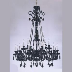 Wholesale Lead crystal chandelier 18 Lights Black Transparent Color (WH-CY-112) from china suppliers