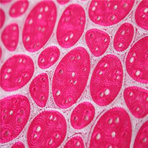 Wholesale F50273 51&quot;-52&quot; fushia pink double swiss organza lace for fashion dress from china suppliers