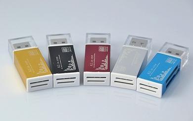 Quality TF/Micro SD true USB2.0 at a high speed Multi card reader for sale