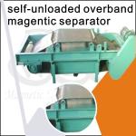 Over Belt Self Cleaning Overband Magnetic Separator / Cross Belt Magnetic