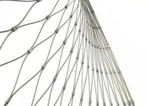 Wholesale Woven Type Stainless Steel Cable Mesh Fence For Zoo Enclosure And Animal Cages from china suppliers