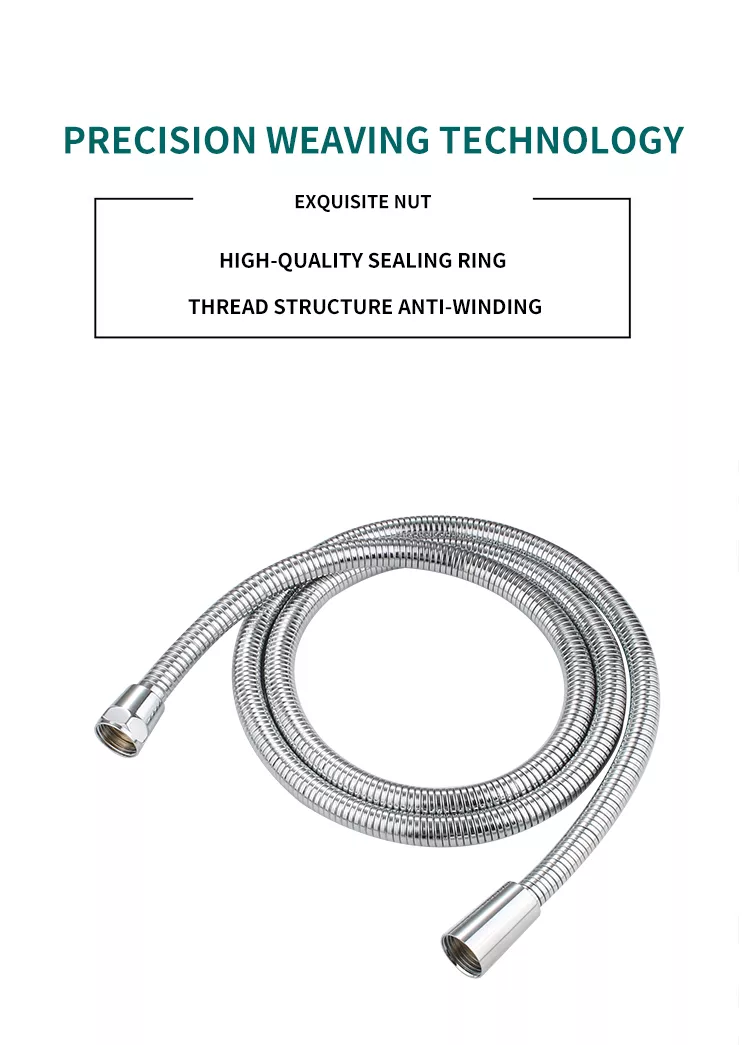 Stainless Steel Shower Flexible Hose For Apartment's Bathroom