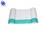 Wearhouse Trapezium Coloured Corrugated Plastic Roofing Sheets For Bus Station