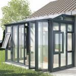 Horizontal Opening Pattern Casement Windows For Aluminum Seamless Welded Glass