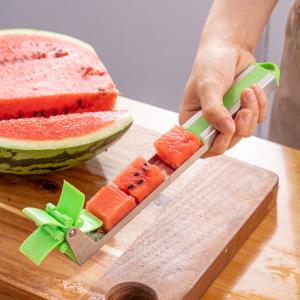 Wholesale Stainless Steel Cube Watermelon Slicer Cutter Kitchen Gadgets from china suppliers