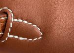 Square Crocodile Skin Bag , Yellowish Brown Crocodile Skin Handbag