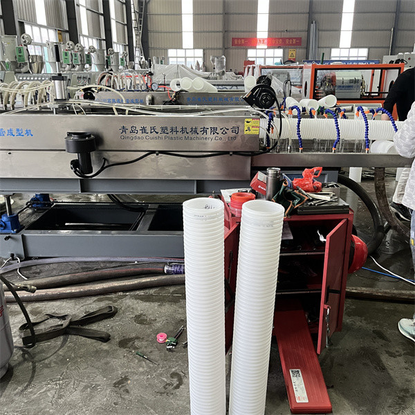 Hdpe Double Wall Corrugated Pipe Drainage Pipe Manufacturing Machine Plant DWC Machine
