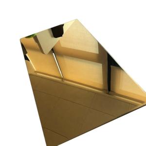 Wholesale 201 Colored Stainless Steel Sheet Antique Bronze Finish 2438mm Length from china suppliers