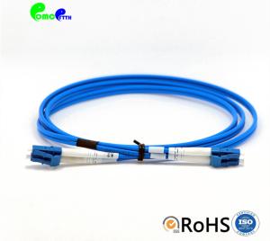 Wholesale Armored Fiber Optic Patch Cables LC UPC - LC UPC Zipcord SM Duplex 3.0 LSZH Blue FIber Patch Cord Jumper from china suppliers