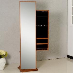 Wholesale Retro Rotatable 172cm Coat Rack Mirror Jewelry Armoire from china suppliers