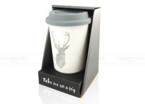 Wholesale Silicon Lid 330ml Custom Printed Travel Mug Office Use For Drinking Coffee from china suppliers
