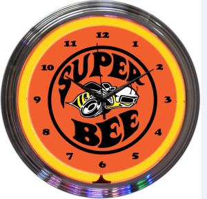 Wholesale 12V Chrome Neon Clock PSE Neon Tube Clock Battery Dercoration from china suppliers