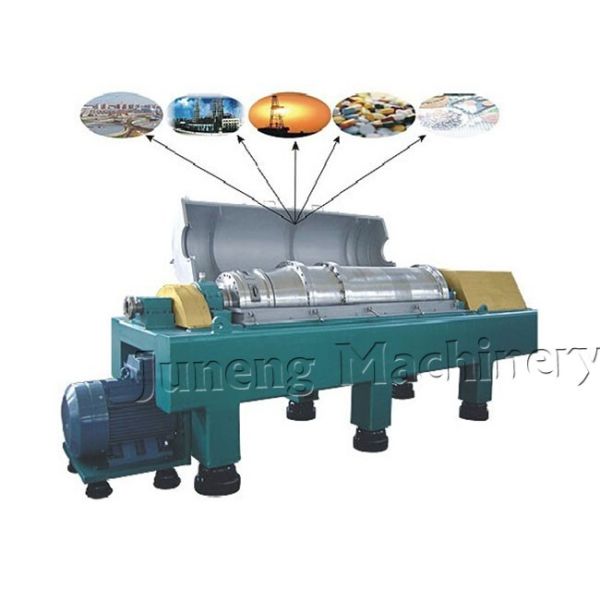 Stainless Steel Two Phase Decanter Centrifuge with PLC Control and 3200 RPM for Waste Water Treatment