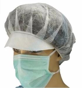 Wholesale Hygienic Disposable Scrub Caps Peaked Disposable Bouffant Hats Lightweight from china suppliers