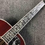 Custom AAAA All Solid KOA Wood 43 Inch Design Jumbo Body Acoustic Guitar Abalone