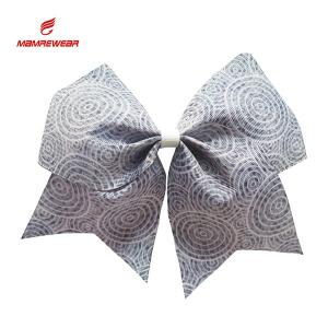 Wholesale Gorgeous Competition Cheer Bows , Girls Cheerleading Hair Bows With Rubber Band from china suppliers