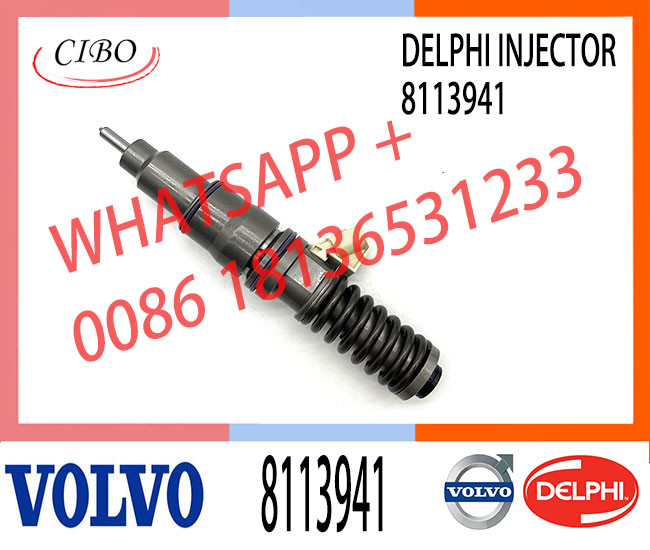 Common Rail Fuel Injector BEBE4C00001 BEBE4C00101 8113941 for D12 TRUCK