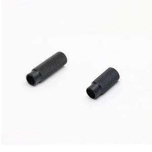 Wholesale Precision CNC Machined Aluminum Parts , Custom Aluminum Parts Knurled Plug Sleeve from china suppliers