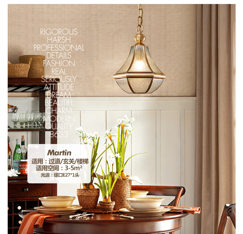 Europe Lustre Copper Led Pendant Chandeliers Lamp Glass Corridor Led Chandelier(WH-CI-140)