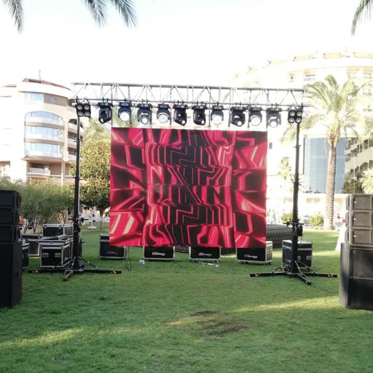 10ftx12ft Outdoor Video Screen Rental Easily installed for Stage