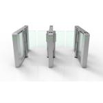 Entrance Speed Gate Turnstile , Round Turnstile Swing Gate With Face Recognition