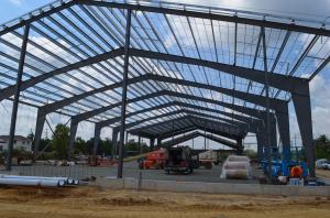 Wholesale Larger Span Building Steel Frame / Recyclable Steel Commercial Buildings from china suppliers