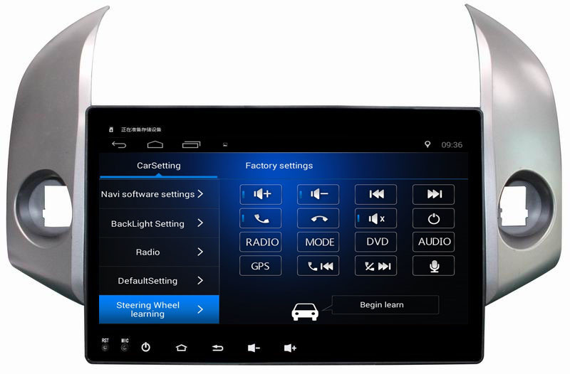 Ouchuangbo car touch screen radio stereo android 8.1 for Toyota RAV4 2009-2012 with USB SWC 1080P Video Blluetooth