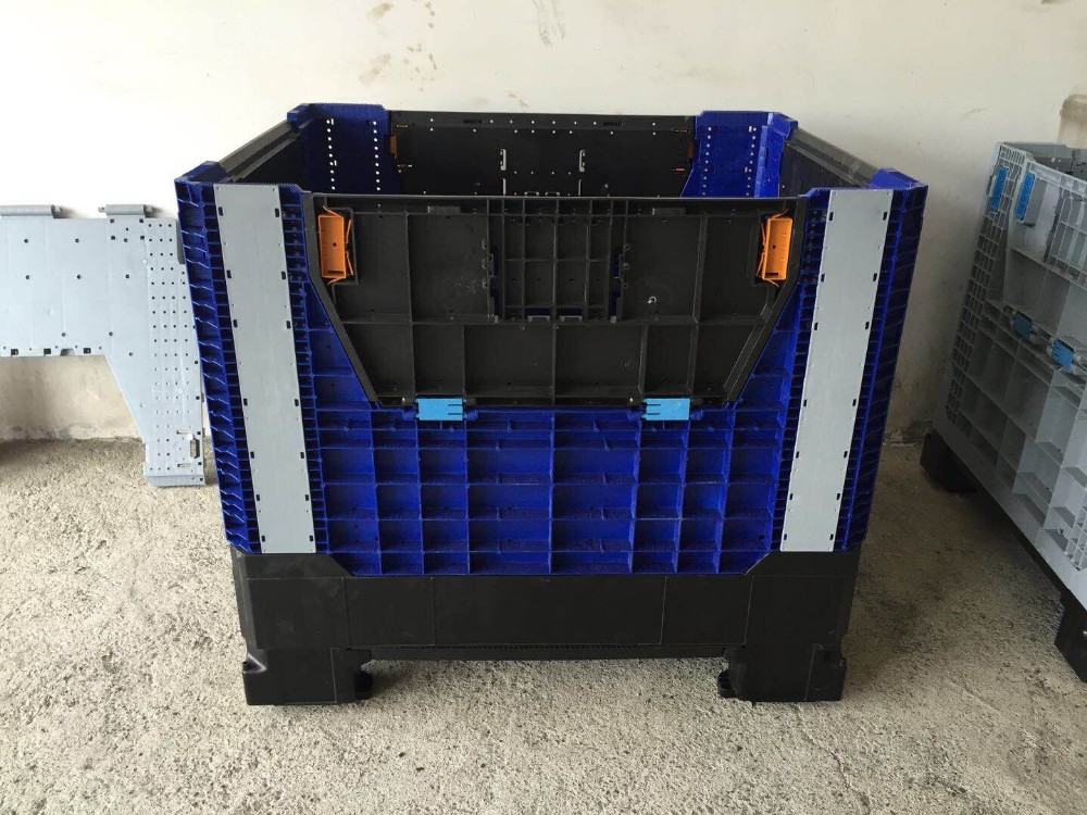 1 ton plastic collapsible container industry plastic pallet box