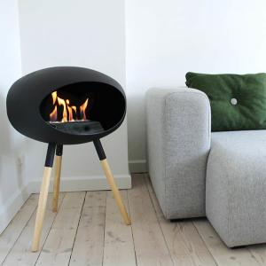 Wholesale 1.5L Free Standing Bio Ethanol Fireplace ISO9001 Cocoon Biofuel Fire from china suppliers