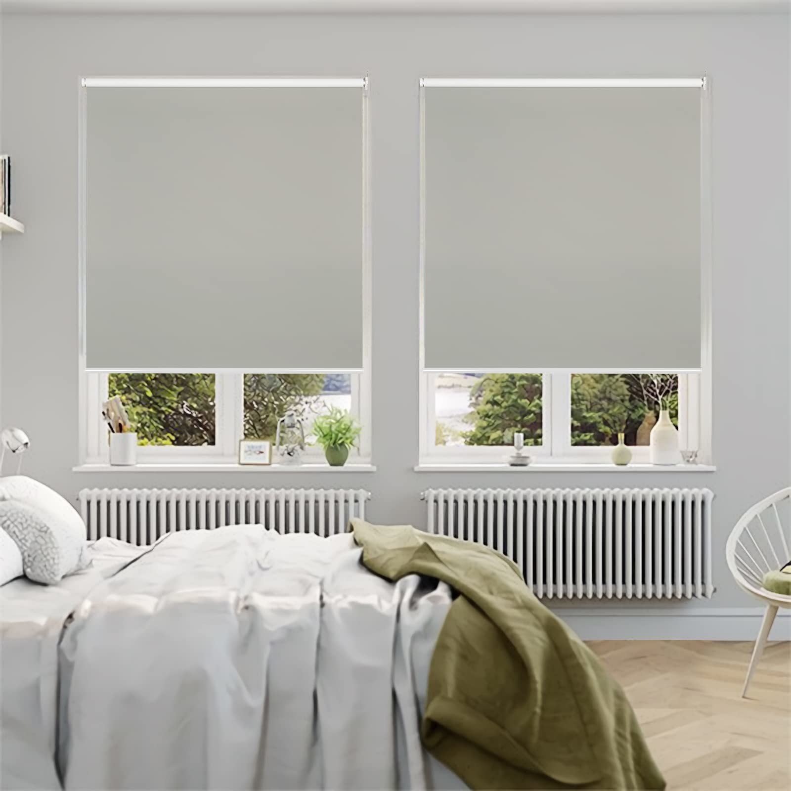 Plain Blackout Fire Retardant Roller Blind Fabrics For Window Treatment