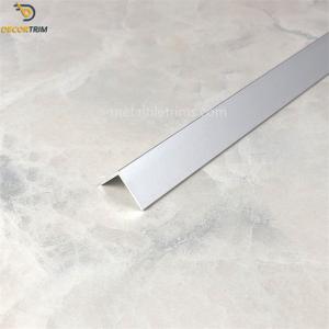 Wholesale Corrosion Resistant Tile Ceramic Trim 20mm ×20mm External Aluminum Trim Silver from china suppliers