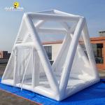 Outdoor Non Continuous Inflatable Bubble Tent House Convenience PVC White