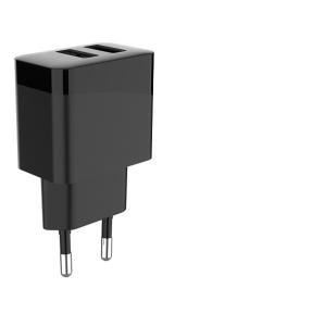 Wholesale Dual Ports ErP 5V2.4A European USB Charger Mobile Cable Charger from china suppliers