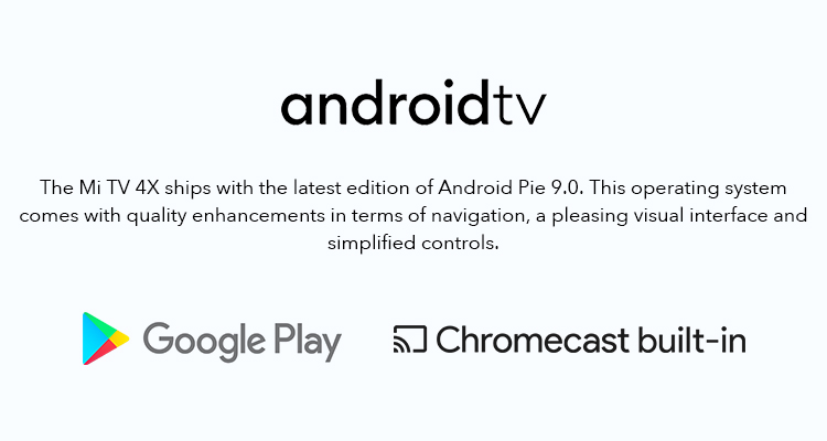 Xiaomi Mi TV 4A 100cm 40Inches Android TV Assistant HD1920*1080 1GB+8GB Memory Mi Smart TV 40Inch