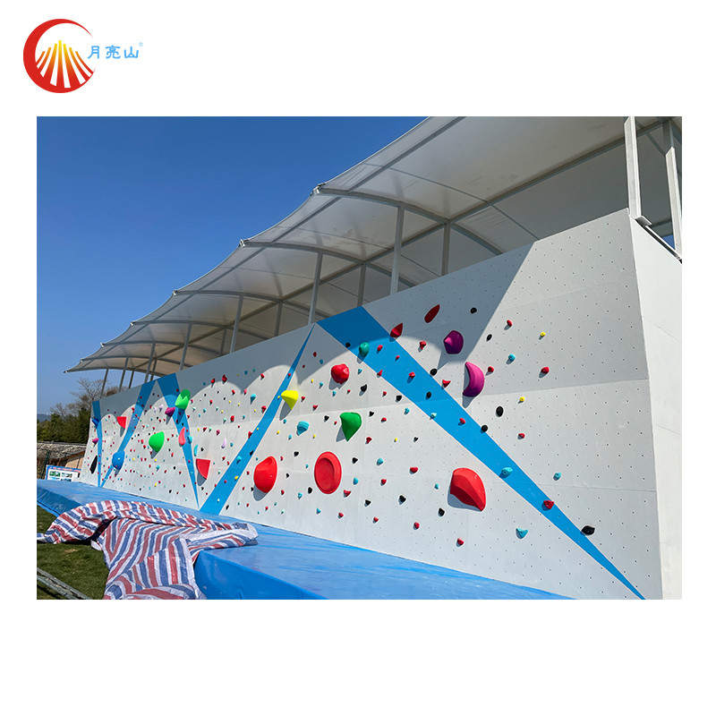 Waterproof Rock Climbing Wall Panels Theme Park Fitness Rock Climbing Training Wall