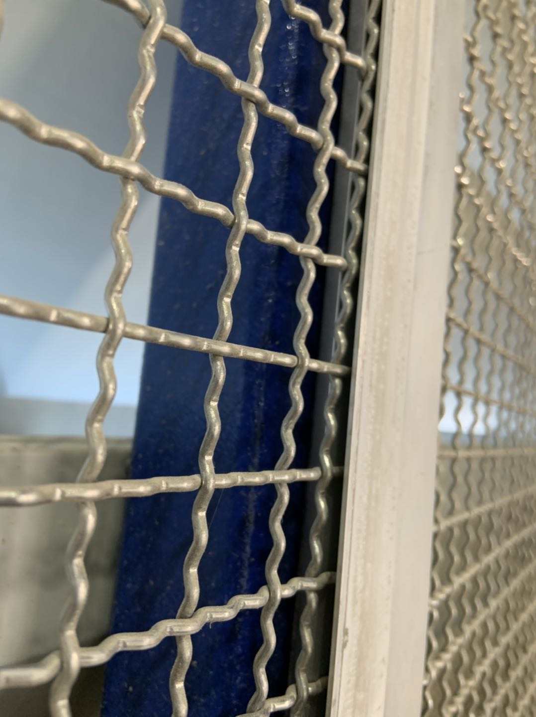 aluminum crimped wire mesh