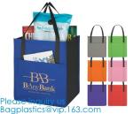 Nonwoven fabric Grocery Tote, Reinforced Handle Heavy Duty Large Shopping,