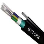OEM 144 Core Outdoor Optical Fiber Aerial Cable Steel Wire Strand Self