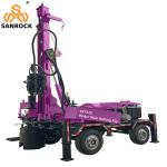 Trailer Mounted Water Well Drilling Rig Machine 260m Deep Water Drilling Rig