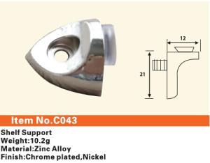 Wholesale C043 Furniture connecting fittings:Shelf Support from china suppliers