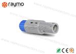 Plastic IP50 Push Pull Electrical Connectors Yellow Colour 1P Series