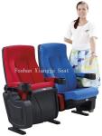 Theatre High Density Foam Cinema Movie Theater Chairs VIP Arena With Plastic