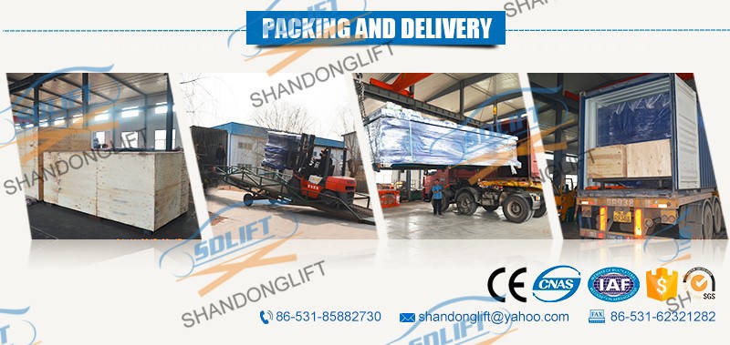 5T 3M Hydraulic Car Lift for Home Garage Basement 2 Car Parking Scissor Lift CE