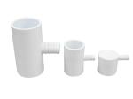Corrosion Resistance Cross 1.5 Inch PVC Tee Fittings , 3 Way PVC Elbow