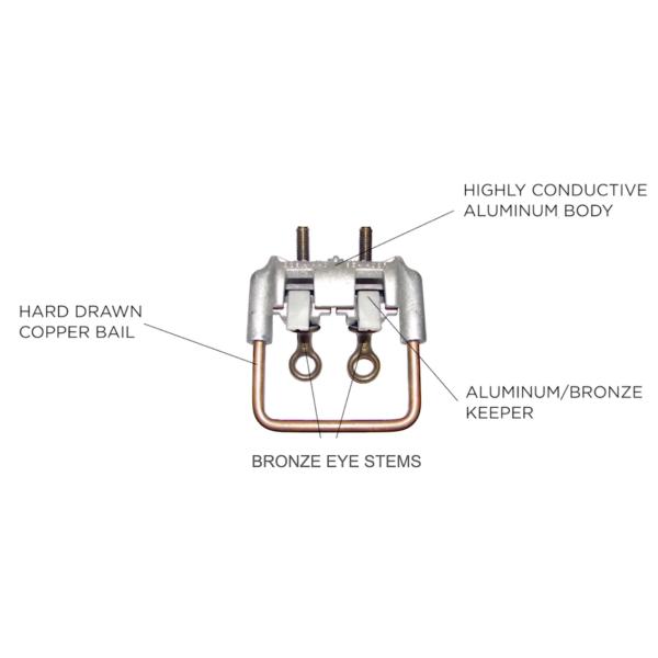 Overhead Primary Taps Aluminum 35sqm Pole Line Hardwares