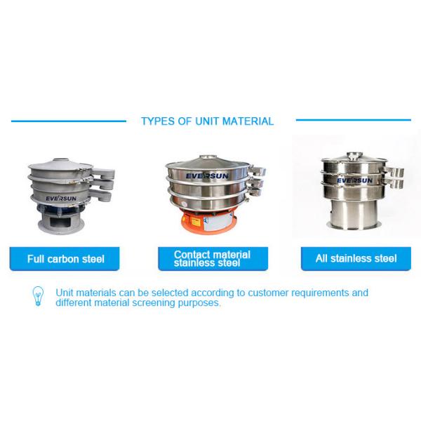 Durable Vibrating Sieve Machine 0.25 - 4.5kw For Versatile Material Classification