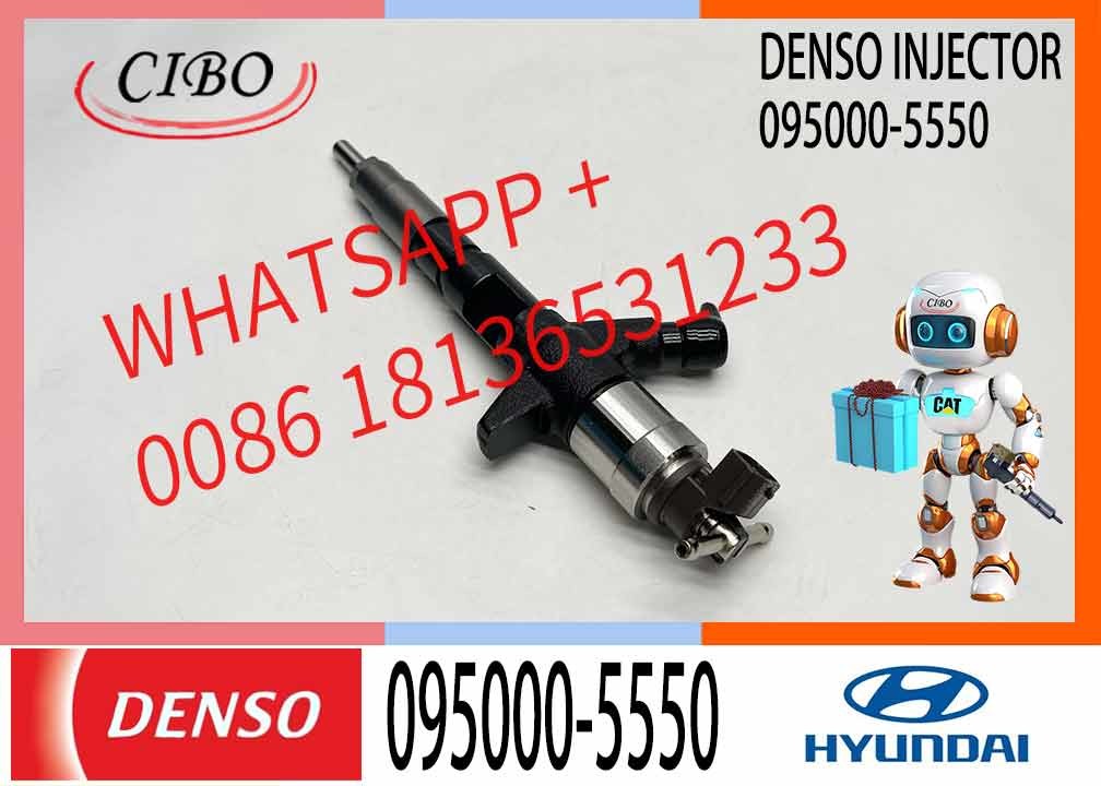 Diesel Engine Auto Parts Common Rail Injector 095000-5550 33800-45700