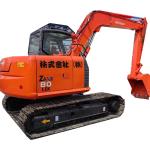 Original Used Hitachi ZX80 Mini Excavator 95% New Excellent Performance