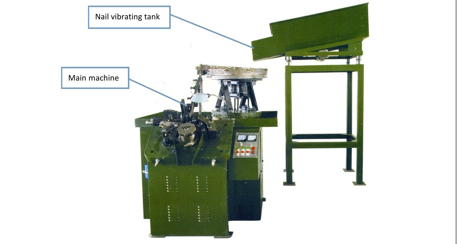Automatic High Speed Thread Rolling Machine for Wire Nails
