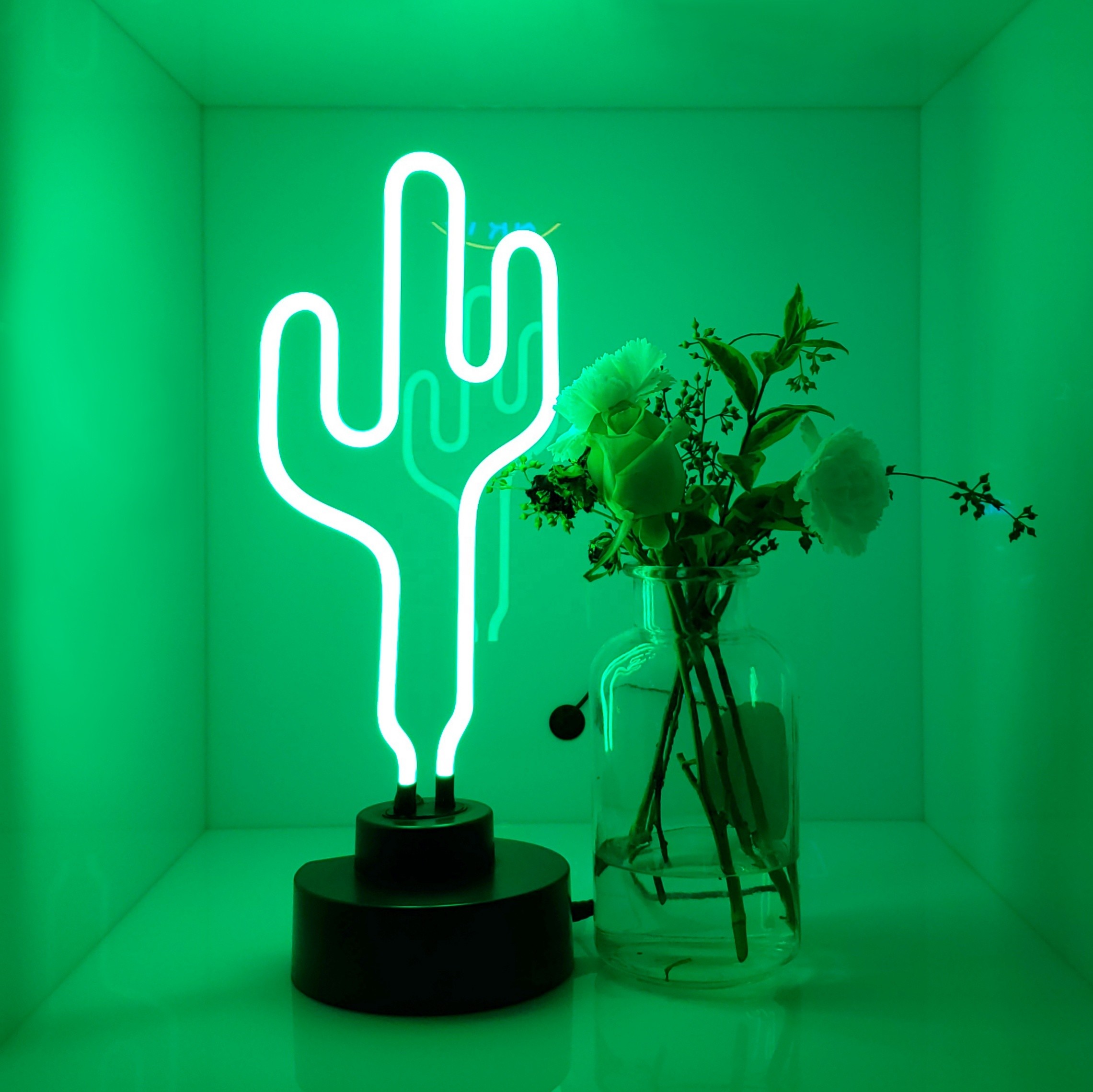 130V Glass Neon Wall Sculpture